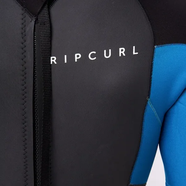 Combinaison rip curl omega 2-2 backzip manches courtes bleu