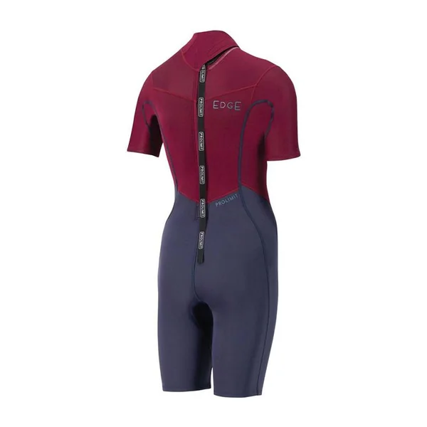 Combinaison shorty femme PROLIMIT Edge 2/2 DL FL Navy/Wine pour sports nautiques