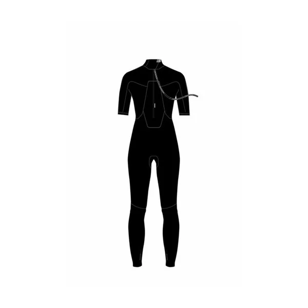 Combinaison steamer femme NEILPRYDE Nexus 3/2 Back Zip Black