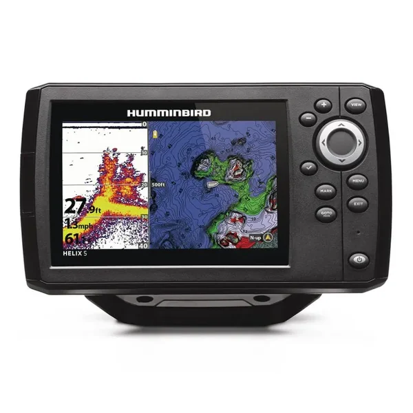 Combinés sondeurs-gps helix 5 g3 2d ds chirp sonde ta - humminbird