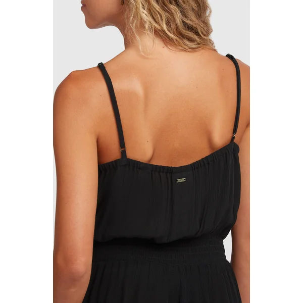 Combishort boutonnée à fines bretelles | Black Out