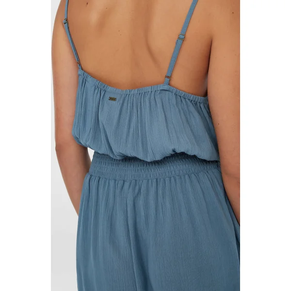 Combishort boutonnée à fines bretelles | Copen Blue