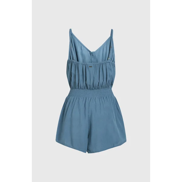 Combishort boutonnée à fines bretelles | Copen Blue