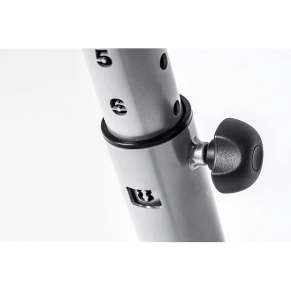 Console Au Sol Réglable Barre De Danse Dinamica Ballet - Isa-Fix Argent