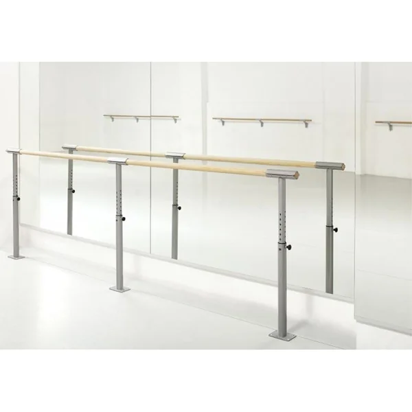 Console Au Sol Réglable Barre De Danse Dinamica Ballet - Isa-Fix Argent