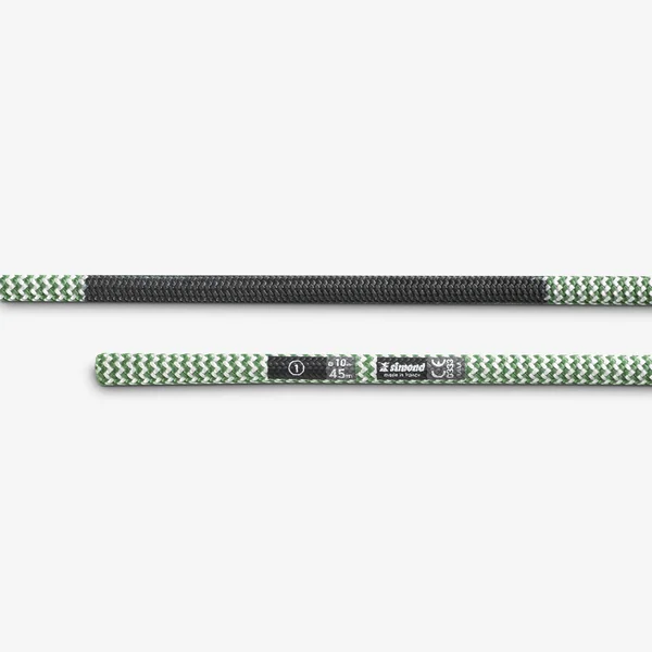 Corde d'escalade 10 mm x 45 m - klimb gym vert