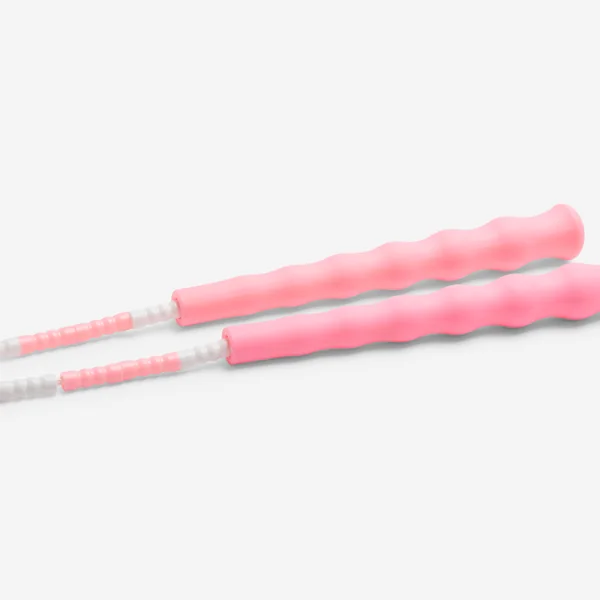 Corde à sauter perles rose enfant