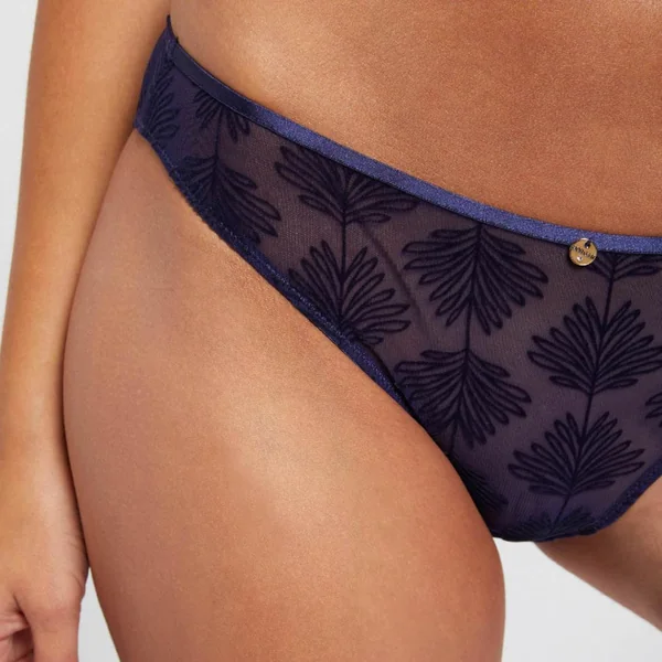 Culotte bleu marine Alixa Morgan Lingerie