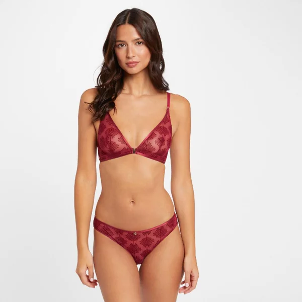 Culotte bordeaux Alixa rouge Morgan Lingerie