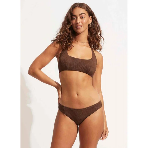 Culotte de bain classique - Marron