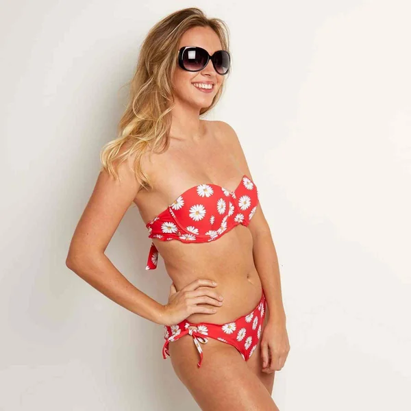 Culotte de bain classique Rouge