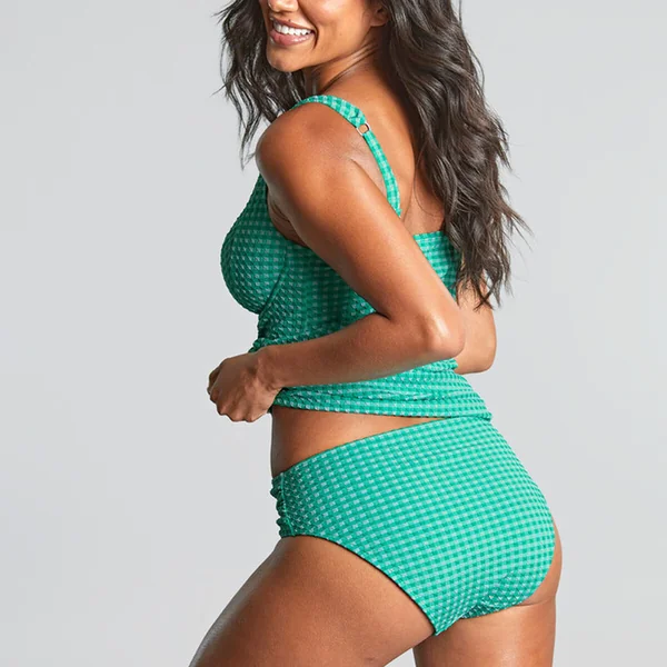 Culotte de bain froncée green Panache Maillot