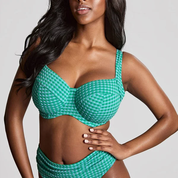 Culotte de bain froncée green Panache Maillot