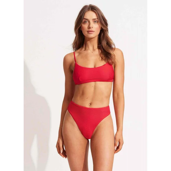 Culotte de bain taille haute