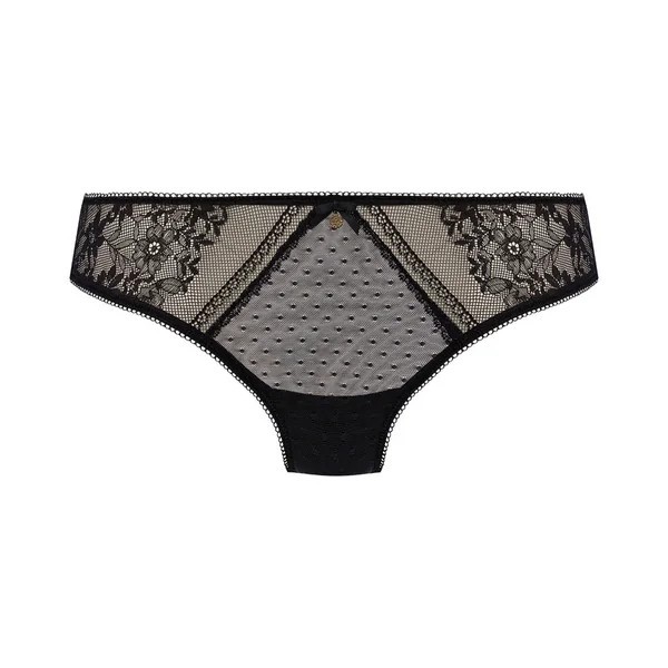 Culotte en dentelle noire black Freya