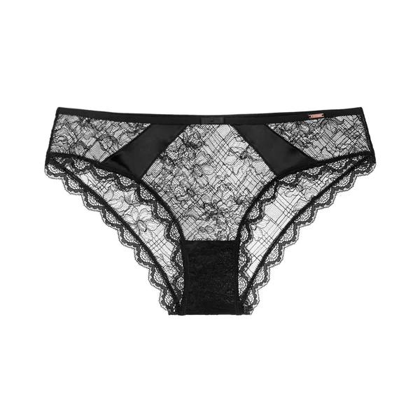 Culotte hipster échancrée -Noir Dorina