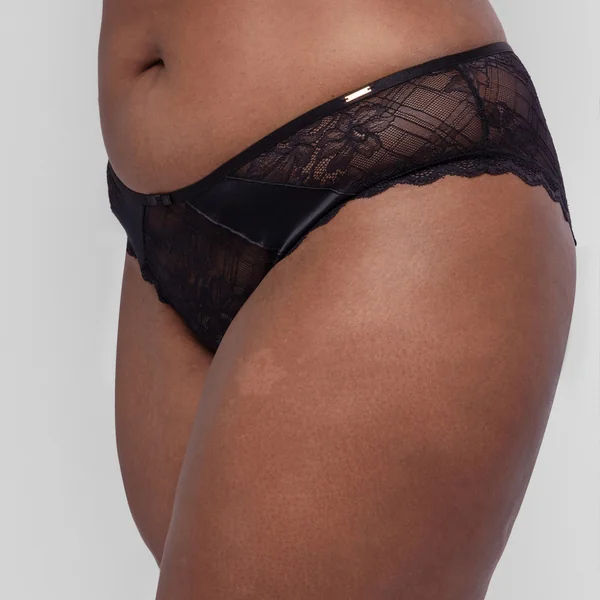 Culotte hipster échancrée -Noir Dorina