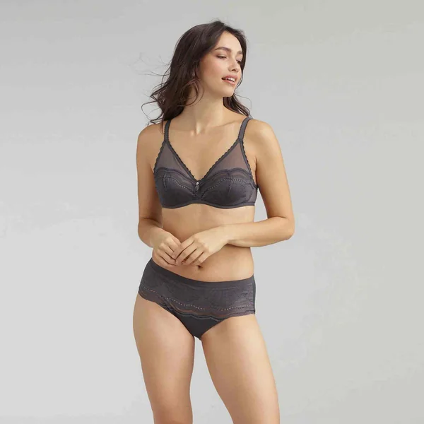 Culotte Midi Grise Playtex