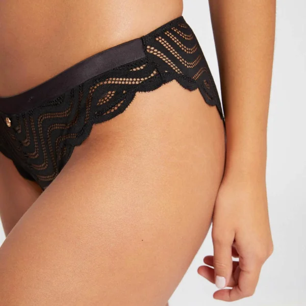 Culotte noire Romane Morgan Lingerie