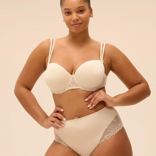 Culotte taille haute beige Simone Pérèle Délice