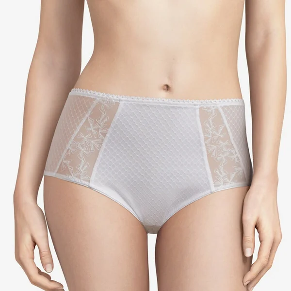 Culotte taille haute blanche