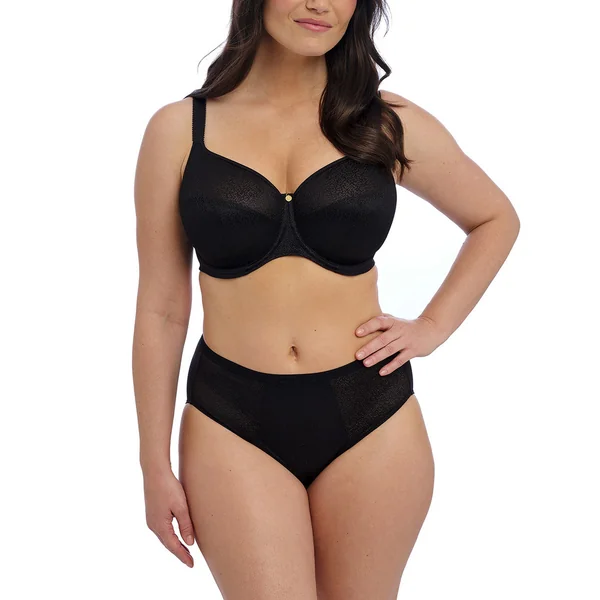 Culotte taille Haute noire Fantasie