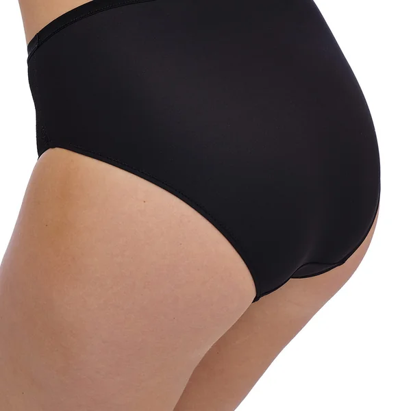 Culotte taille Haute noire Fantasie