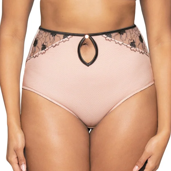Culotte taille haute rose