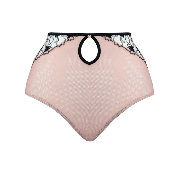 Culotte taille haute rose