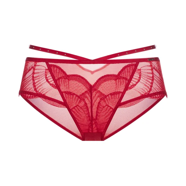 Culotte taille haute Rouge Dorina