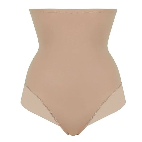 Culotte taille haute sculptante beige