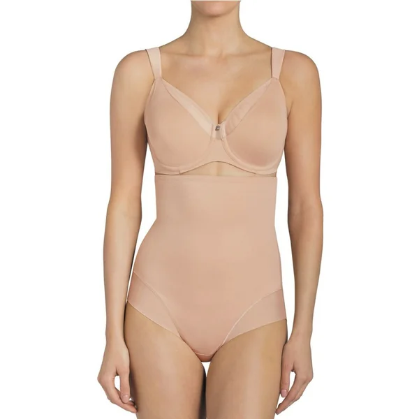 Culotte taille haute sculptante beige