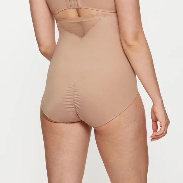 Culotte taille haute sculptante beige