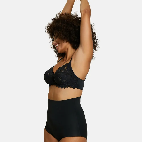 Culotte taille haute sculptante - Noir