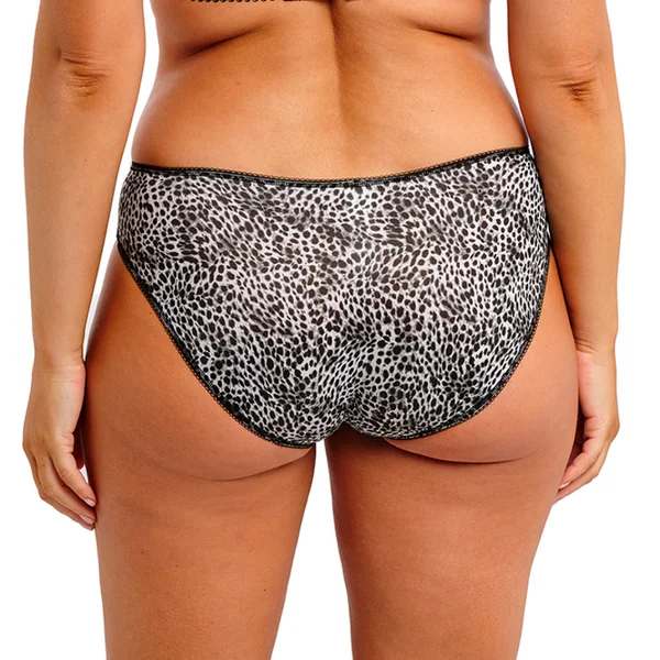 Culotte à imprimé léopard noir Fantasie