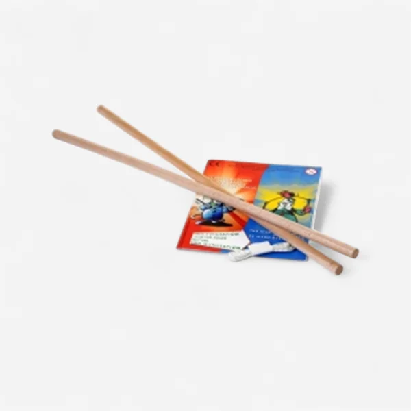 Diabolo classic + baguettes en bois + livret - jaune
