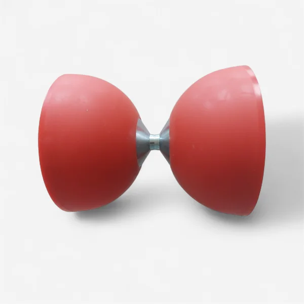 Diabolo small + baguettes en bois - rouge