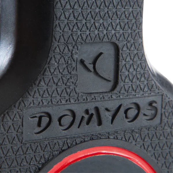 Disque musculation en caoutchouc 5kg 28mm avec poignées,composé à 80 % de fonte