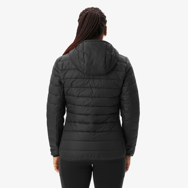 Doudoune de randonnée femme, MH500 noir