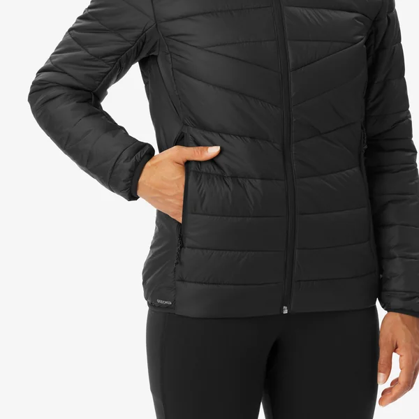 Doudoune de randonnée femme, MH500 noir