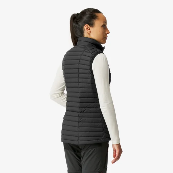 Doudoune sans manche en duvet de trek montagne - Noir - MT100 - femme