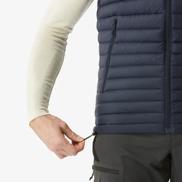 Doudoune sans manches en duvet de trek montagne - MT100 - Homme