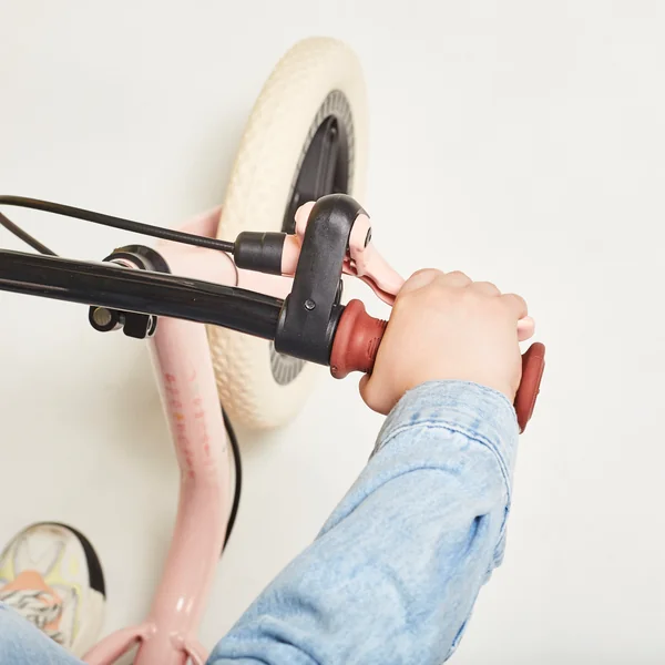 Draisienne enfant 10 pouces runride 500 rose/beige