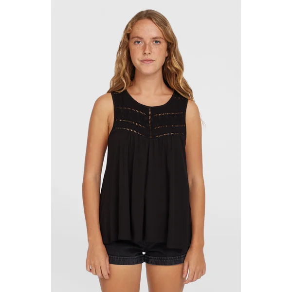 Débardeur à broderie Essentials Tokeena | Black Out