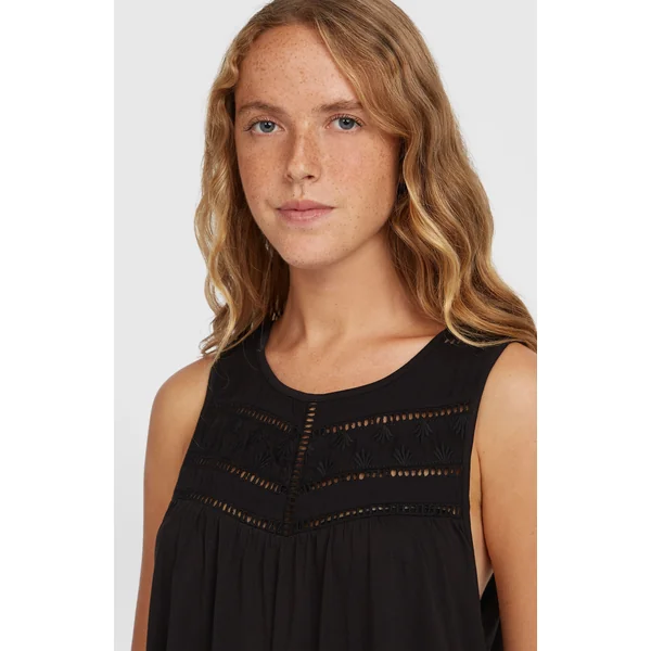 Débardeur à broderie Essentials Tokeena | Black Out