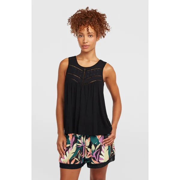 Débardeur à broderie Essentials Tokeena | Black Out