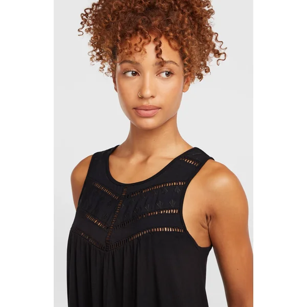 Débardeur à broderie Essentials Tokeena | Black Out