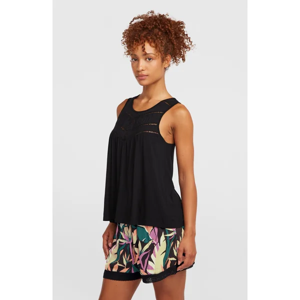 Débardeur à broderie Essentials Tokeena | Black Out
