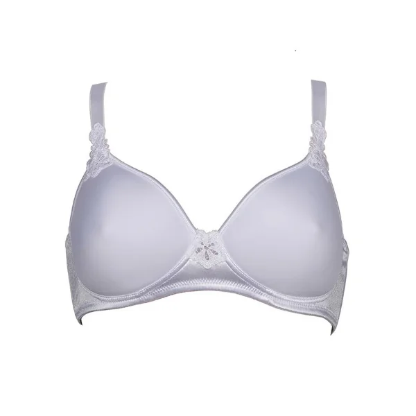Elbrina Valerie blanc soutien-gorge sans armatures en dentelle