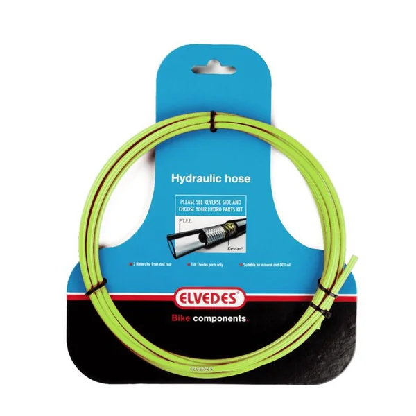 ELVEDES 3m durite lime green specifique Elvedes pour huile Mineral et DOT, Kevlar